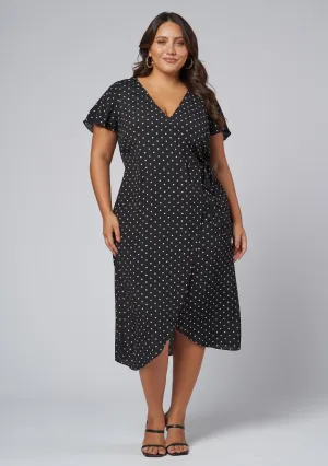 Irene Wrap Midi Dress