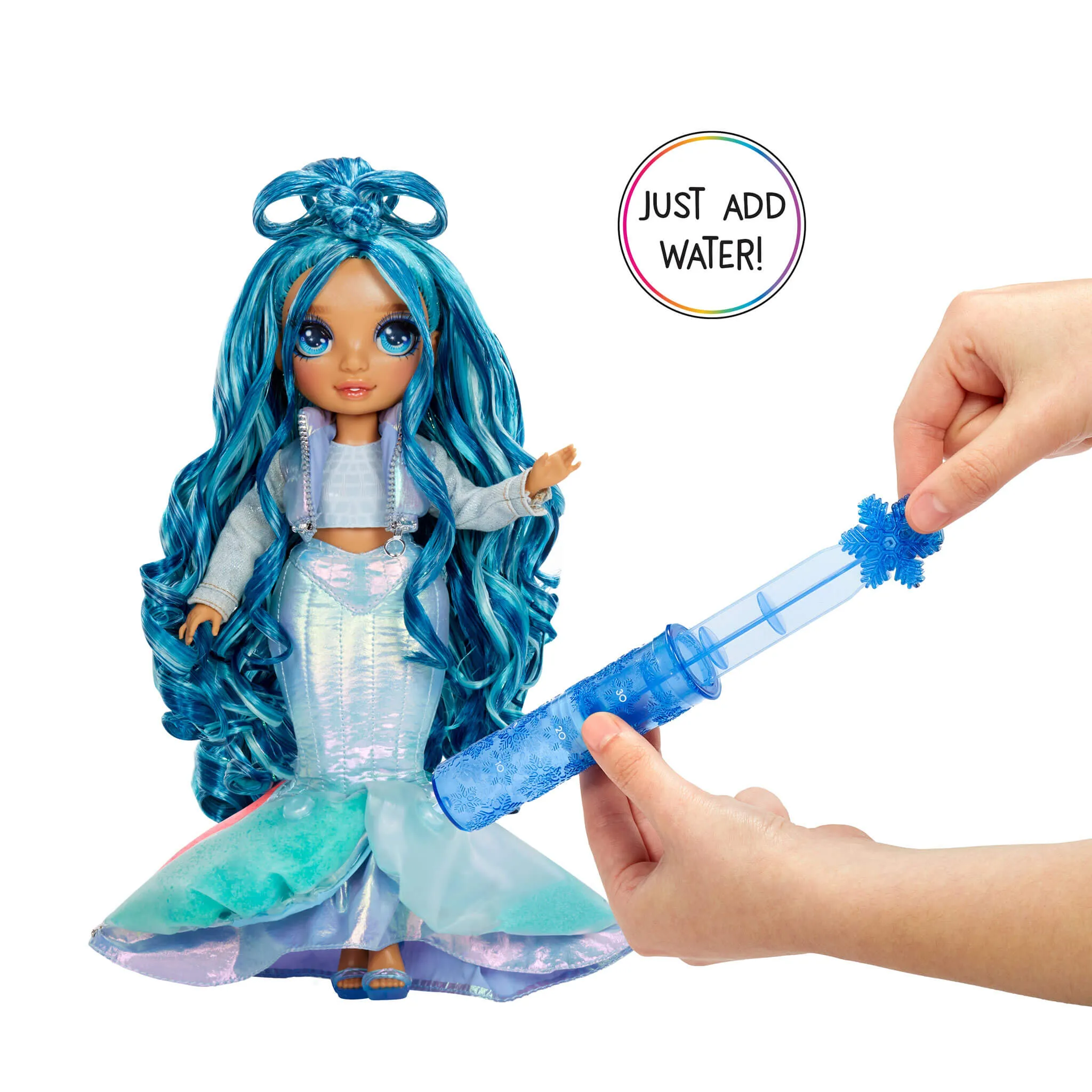 Rainbow High Winter Wonderland Skyler - Blue 11” Fashion Doll with a Magic Snow Outfit